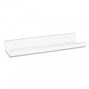 Pack de 4 Estantes Flotante Acrílico Transparente, Flotante, Repisas de Pared Decorativas, 38 cm, Estante, Balda Almacén