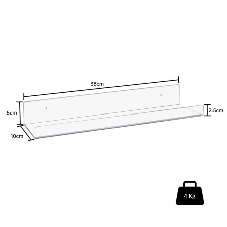 4 X BALDAS AM-PWR385-TRANSPARENT