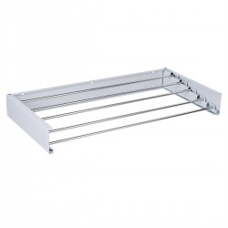 Tendedero de pared plegable extensible retractil. Para interior o exterior. Alta capacidad de carga 30kg. Antioxido.