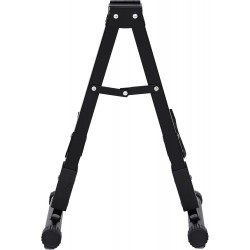 Soporte de suelo para guitarra plegable Base tipo A con estructura metálica, acolchado protector y patas antideslizantes