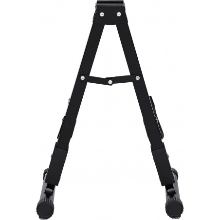 Soporte de suelo para guitarra plegable Base tipo A con estructura metálica, acolchado protector y patas antideslizantes