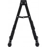 Soporte de suelo para guitarra plegable Base tipo A con estructura metálica, acolchado protector y patas antideslizantes