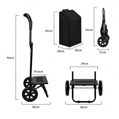 CARRO COMPRA AM-TL303-BLACK