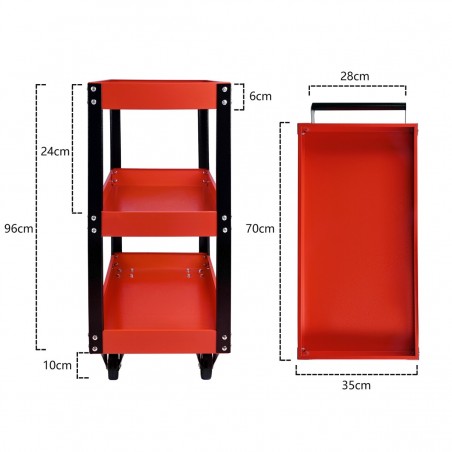 CARRO PARA TALLER AM-TMC02-RED
