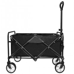 Carro de Mano Plegable con Ruedas | Carrito Multiusos Ideal Playa, Compra, Jardín o Camping | Carga hasta 60kg Auxiliar