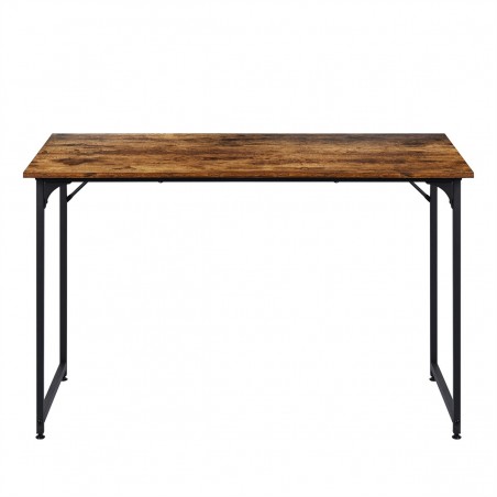 Mesa de Ordenador Estrecha, Escritorio de 120 cm x 60 cm, Pequeña Mesa de Oficina de Diseño Industrial para Oficina Casa