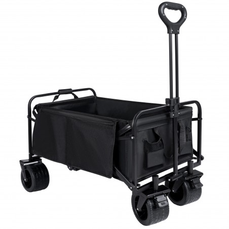 Carro de Mano Plegable con Ruedas Grandes Todoterreno | Carrito Multiusos Ideal Playa, Compra, Jardín o Camping | 150 kg