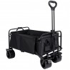 Carro de Mano Plegable con Ruedas Grandes Todoterreno | Carrito Multiusos Ideal Playa, Compra, Jardín o Camping | 150 kg