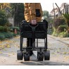 Carro de Mano Plegable con Ruedas Grandes Todoterreno | Carrito Multiusos Ideal Playa, Compra, Jardín o Camping | 150 kg