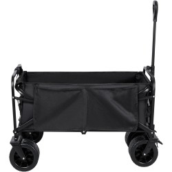 Carro de Mano Plegable con Ruedas Grandes Todoterreno | Carrito Multiusos Ideal Playa, Compra, Jardín o Camping | 150 kg