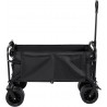 Carro de Mano Plegable con Ruedas Grandes Todoterreno | Carrito Multiusos Ideal Playa, Compra, Jardín o Camping | 150 kg