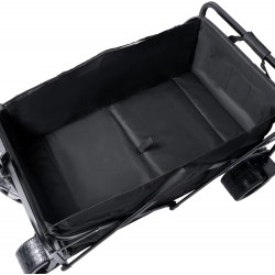 Carro de Mano Plegable con Ruedas Grandes Todoterreno | Carrito Multiusos Ideal Playa, Compra, Jardín o Camping | 150 kg