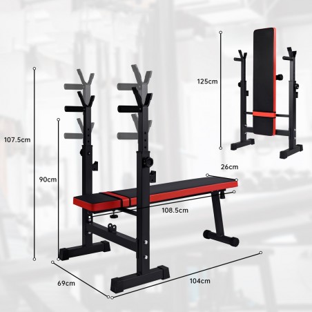 BANCO DE GIMNASIO AM-EWL88