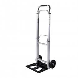 Carretilla de Mano Plegable con Ruedas | Carro de Carga Pórtatil con Asa Telescópica | Carrito Ligero y Compacto | 100kg