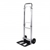 Carretilla de Mano Plegable con Ruedas | Carro de Carga Pórtatil con Asa Telescópica | Carrito Ligero y Compacto | 100kg