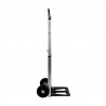 Carretilla de Mano Plegable con Ruedas | Carro de Carga Pórtatil con Asa Telescópica | Carrito Ligero y Compacto | 100kg