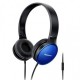 AURICULARES PANASONIC RP-HF300ME-A DIADEMA AZUL