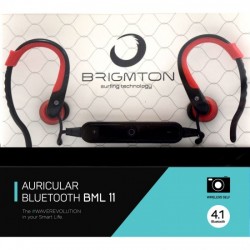 AURICULARES BRIGMTON BML-11 BLUETOOTH SPORT RO