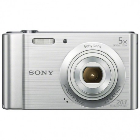 CAMARA SONY DSCW800S 20,1 MPXLS 6X HD VIDEO PLATA