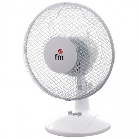 Ventilador Sobremesa FM S123 23CM 3A 30W Blanco