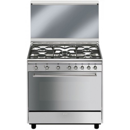 COCI. SMEG SX91GVE 5F INOX 90CM