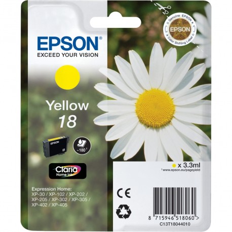 TINTA EPSON AMARILLO 18 (XP-215) C13T18044010