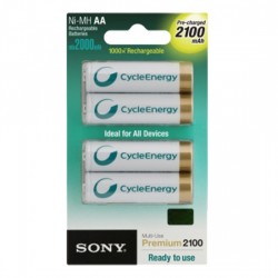 PILA RECARG. SONY NHAAB4K 4xAA 1,2V 2000mAH