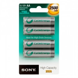 PILA RECARG. SONY NHAAB4E 4xAA 1,2V 2500mAH