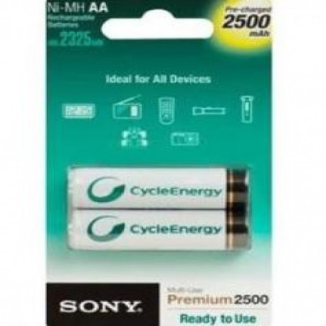 PILA RECARG. SONY NHAAB2GN 2xAA 1,2V 2500mAH