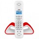 TELEFONO TELECOM 7706R DECT CURVE ROJO