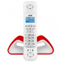 TELEFONO TELECOM 7706R DECT CURVE ROJO