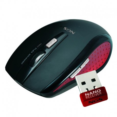 RATON NGS WHITE FLEA ADVANCED WIRELESS 2,4 USB