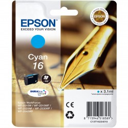 TINTA EPSON CIAN NÂº 16 C13T16224010 (WF-2510)