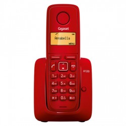 TELEFONO GIGASET A 120 DECT ROJO