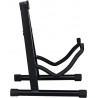 Soporte de suelo para guitarra plegable Base tipo A con estructura metálica, acolchado protector y patas antideslizantes