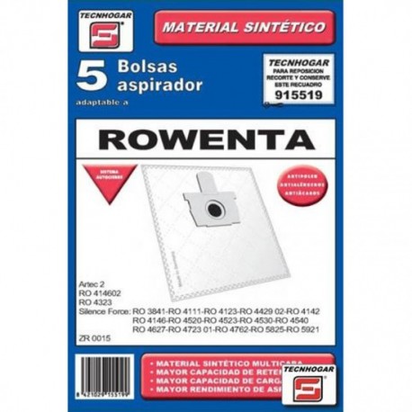 BOLSA ASPI.TECNHOGAR ROWENTA 915519 SINTETICA