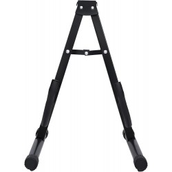 Soporte de suelo para guitarra plegable Base tipo A con estructura metálica, acolchado protector y patas antideslizantes