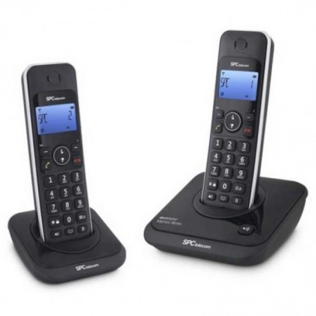 TELEFONO TELECOM 7244N DUO NEGRO DECT M. LIBRES