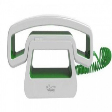 TELEFONO E-PURE SOBREMESA CH01 WHITE & GREEN