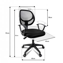 SILLA DE OFICINA AM-OPC5-BLACK