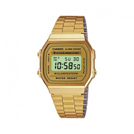Reloj Digital Casio A168WG-9EF - Dorado