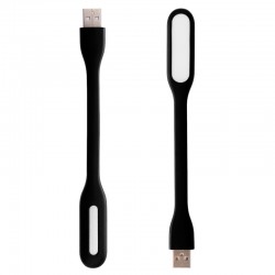 Mini Lámpara LED USB Flexible - Negra