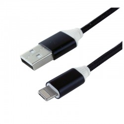 Cable Cargador USB 2 en 1 para iPhone y Micro USB