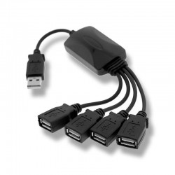 Multipuerto USB 2.D HUB 4 Puertos Araña