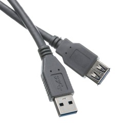 Cable Alargador USB 3.0 Macho-Hembra 1 Metro