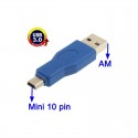 Adaptador mini USB a USB 3.0