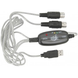 Cable Adaptador de USB a Teclado MIDI
