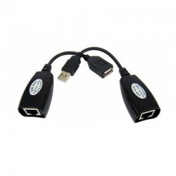 2 Cables USB a RJ45 Hembra Ethernet