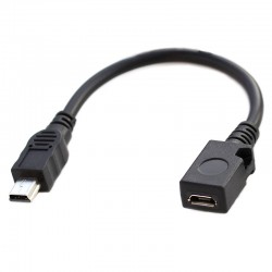 Cable de Micro USB Hembra a Mini USB Macho