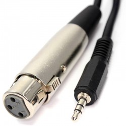 Cable Microfono XLR a Jack 3.5mm